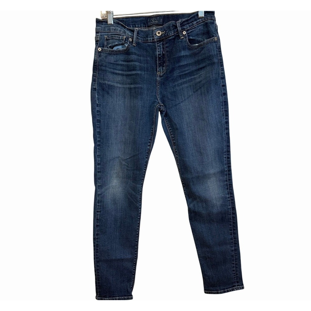 Lucky Brand Brooke Skinny Jeans Womens 8/29 Medium Wash Stretch Boho Western Y2K